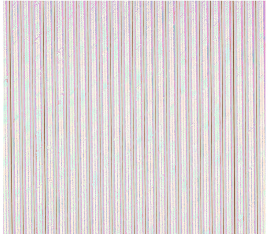 Iridescent White Foil Paper Straws - 25pk