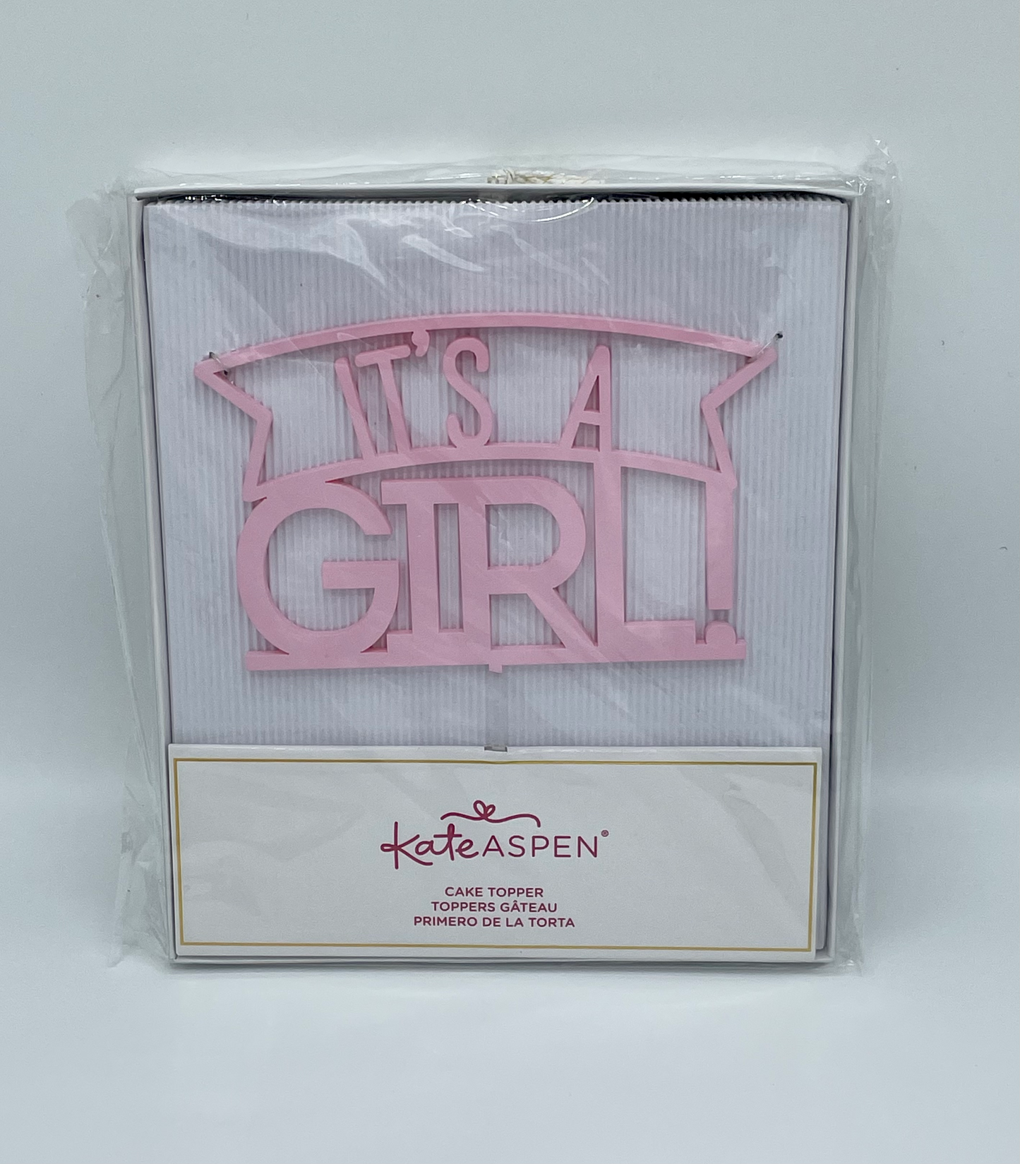 It's a Girl Acrylic Cake Topper