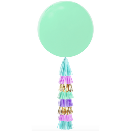 Giant Balloon with Tassels - Mermaid