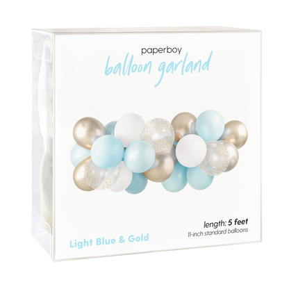 Balloon Garland - Light Blue