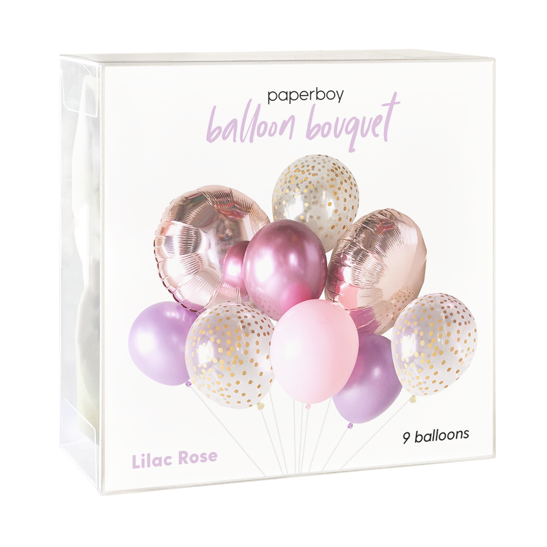 Balloon Bouquet - Lilac Rose