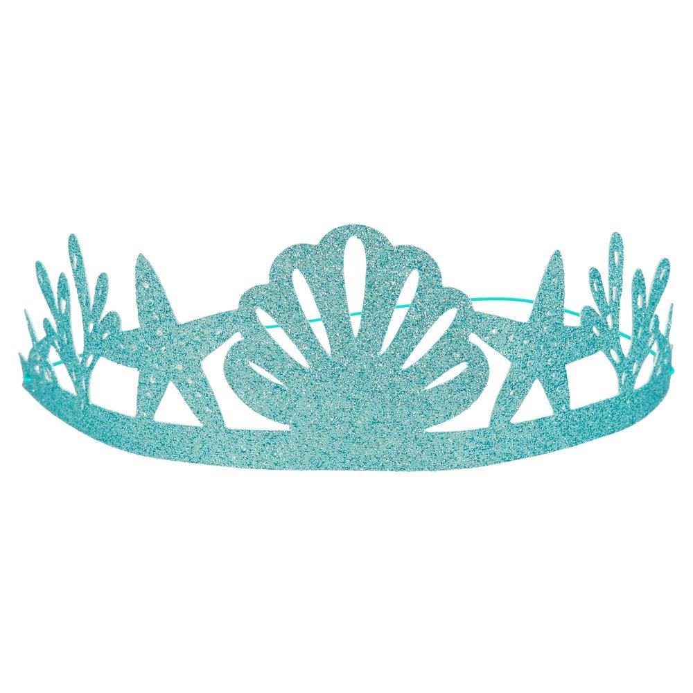Mermaid Glitter Party Crowns