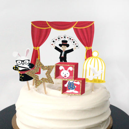 Magic Show - Cake / Cupcake Toppers, 11 ct