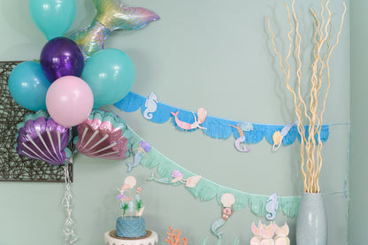 Mermaid Balloon Cluster