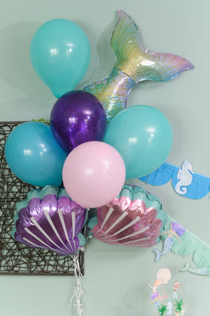 Mermaid Balloon Cluster