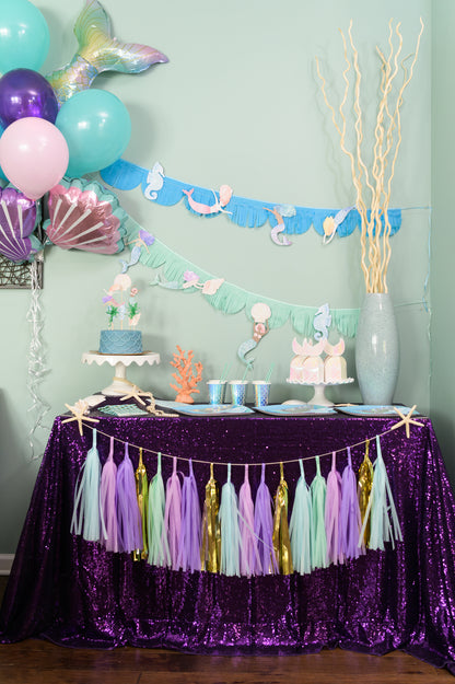 Mermaid Balloon Cluster