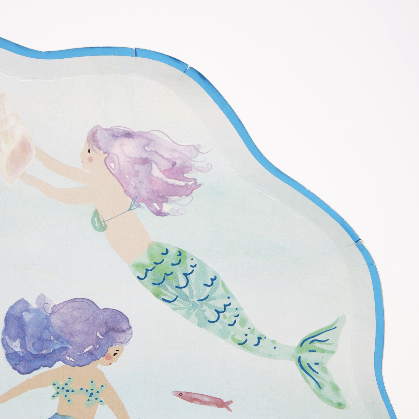 Mermaid Party Swimming Plates