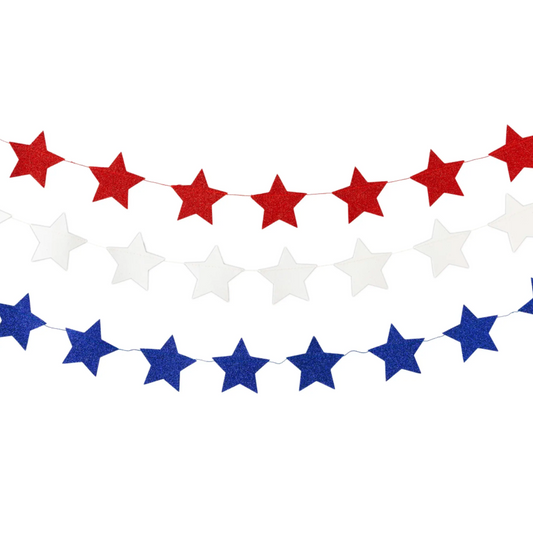 Stars and Stripes Star Mini Banner