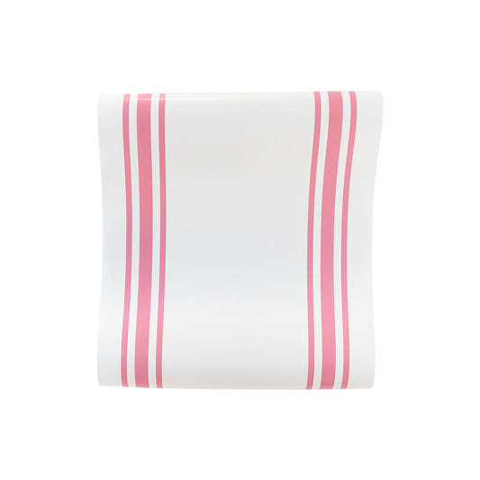 Pink Striped Table Runner