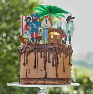 Pirates & Palm Tree Cake Toppers