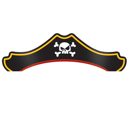 Pirate Paper Party Hats - 8pk