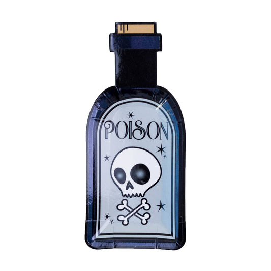 Halloween Poison Bottle Canapé Plates - 8pk