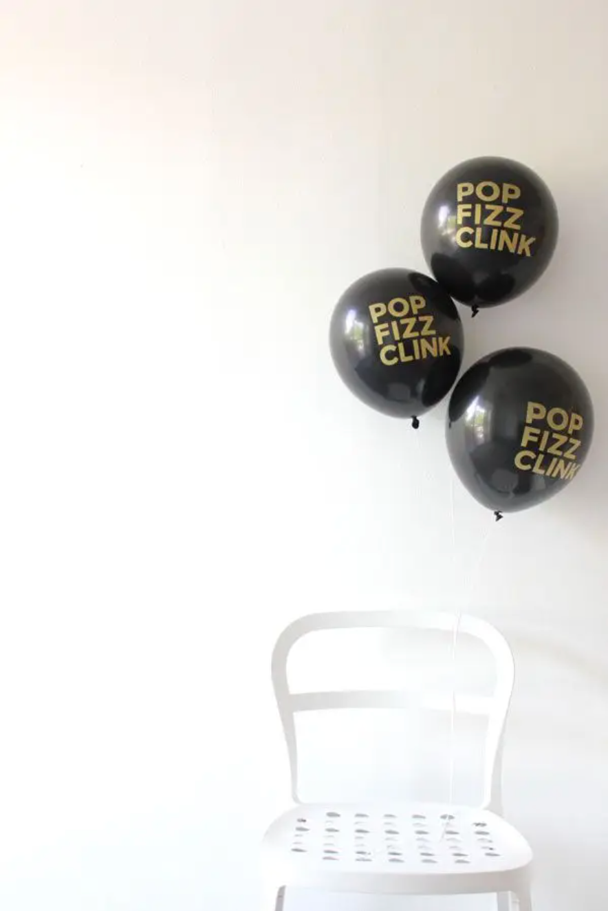 Pop Fizz Clink Latex Balloons