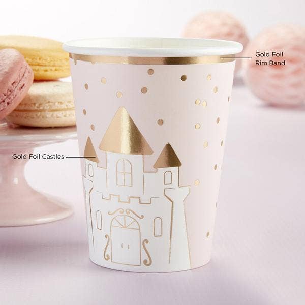 Princess Castle Paper Party Cups 8 oz