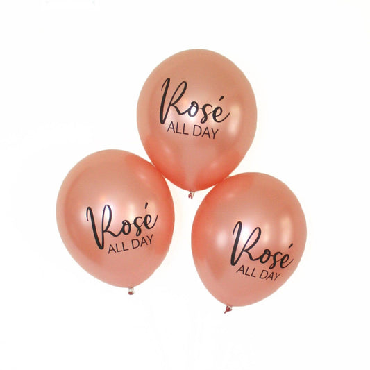Rosé All Day Latex Balloons - 3pk