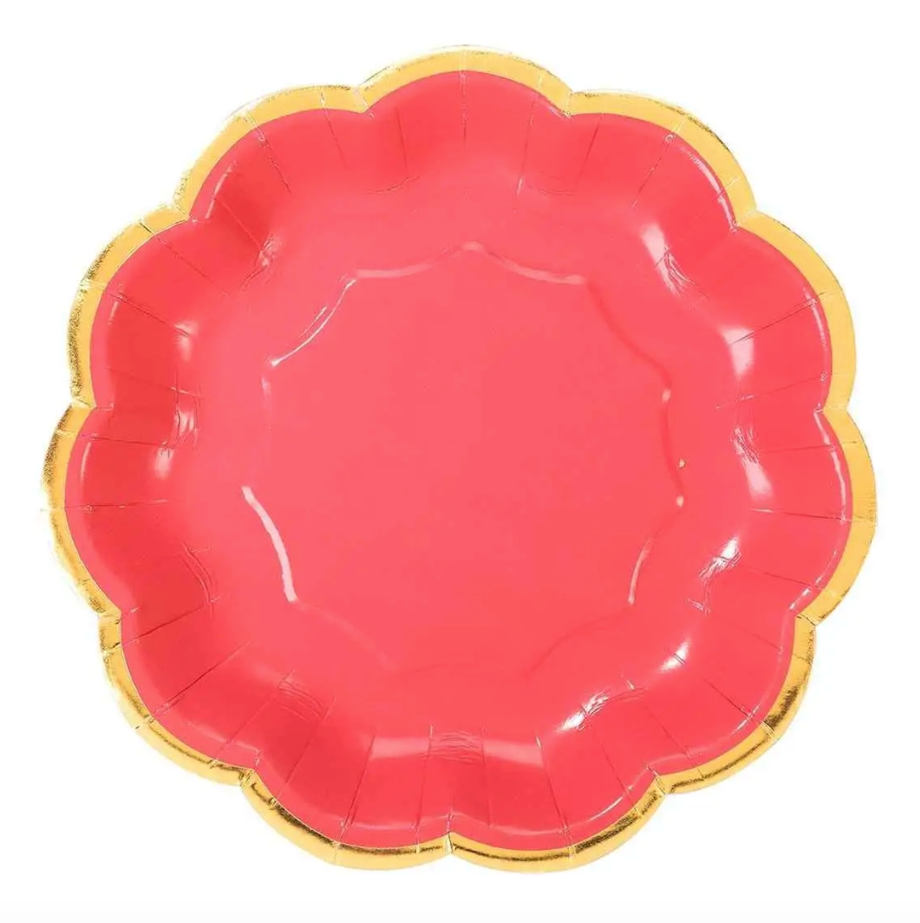 Rose Pink Assorted 7" Paper Party Plates - 12pk