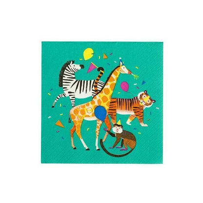 Safari Party Animal Large Paper Napkins - 20pk