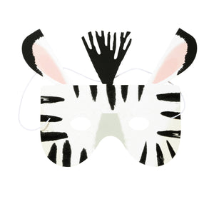 Party Animal Safari Assorted Paper Masks - 8 Pack