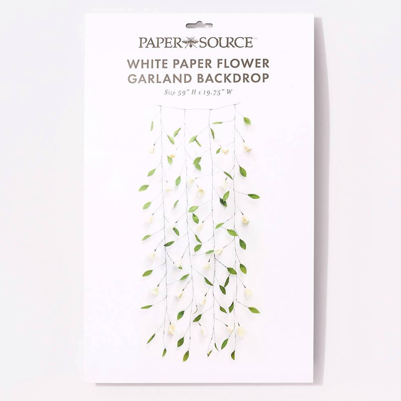 Greenery Paper Flower Garland Backdrop