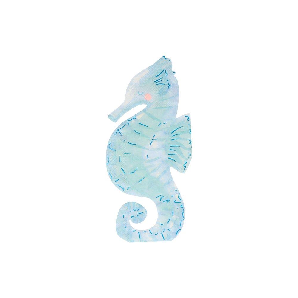 Seahorse Die-Cut Party Napkins