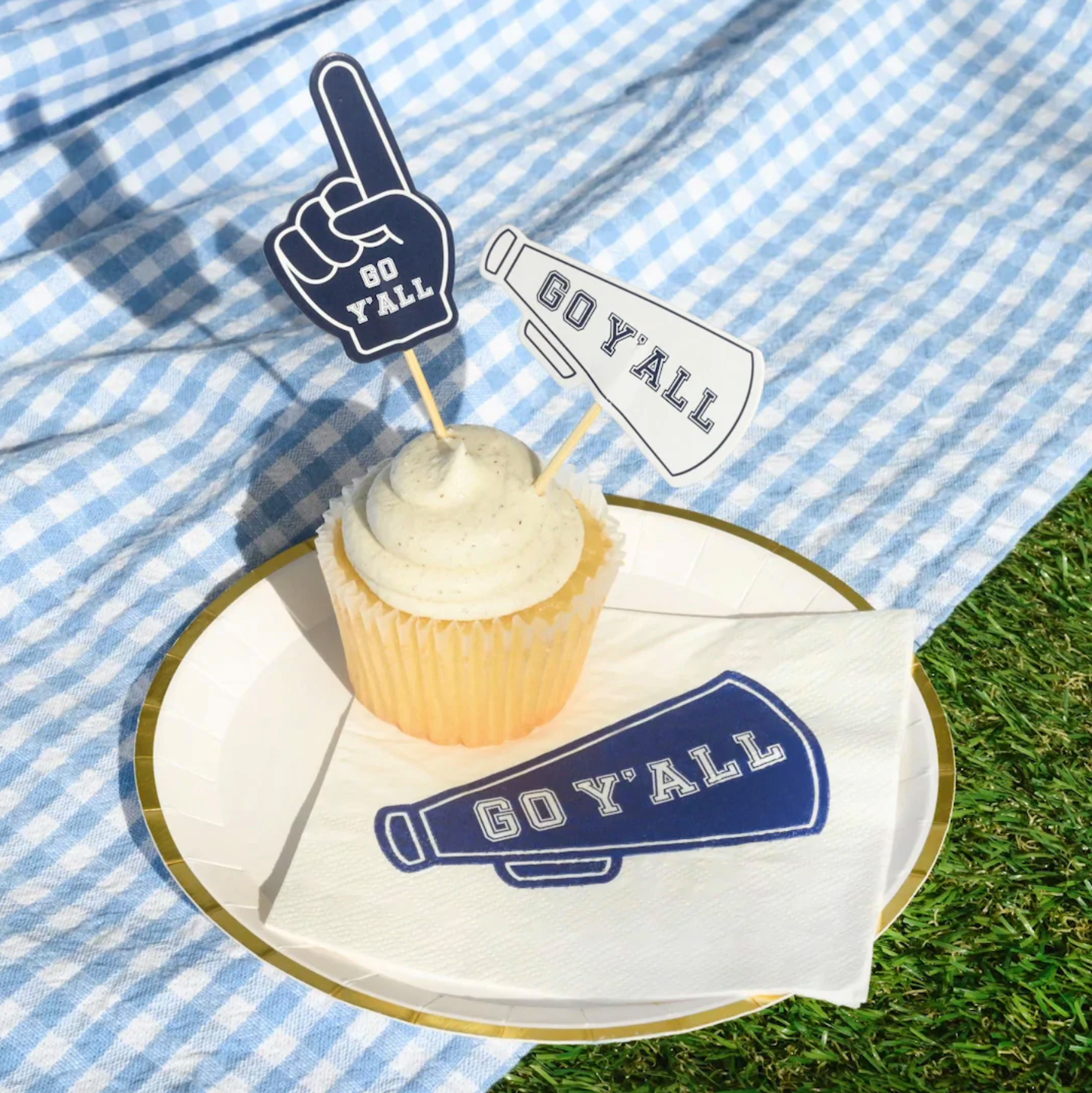 Go Y'all Cupcake Toppers (10 per Pack)