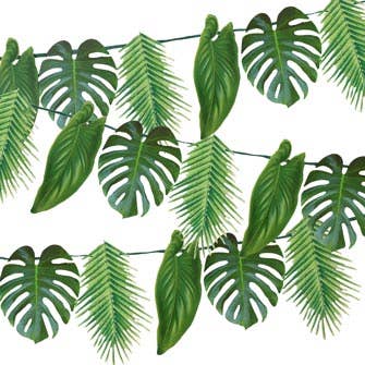 Tropical Leaf Double-Sided Garland