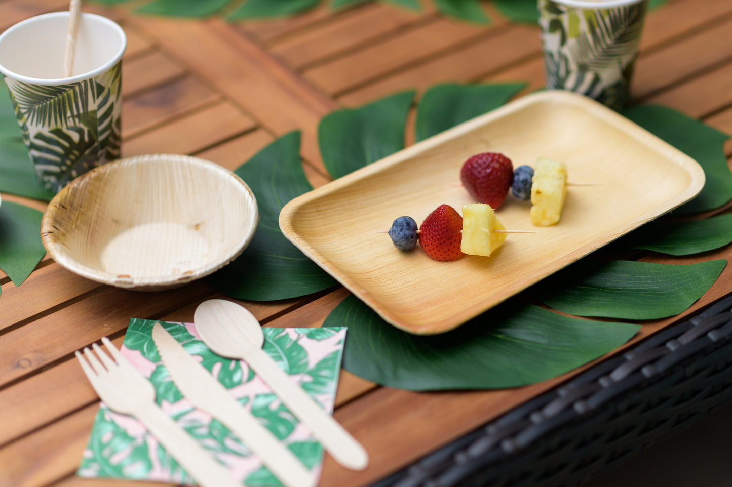 Palm Leaf Small Eco-friendly Bowls - 6pk