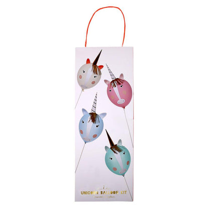 Unicorn Balloon Craft Activity Kit - 4pk