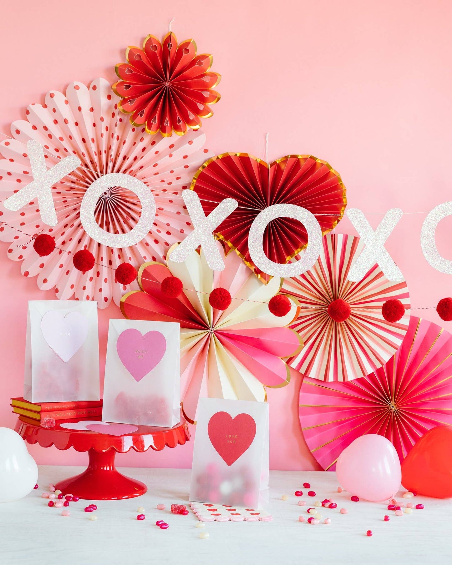 XOXO Valentine's Banner Set