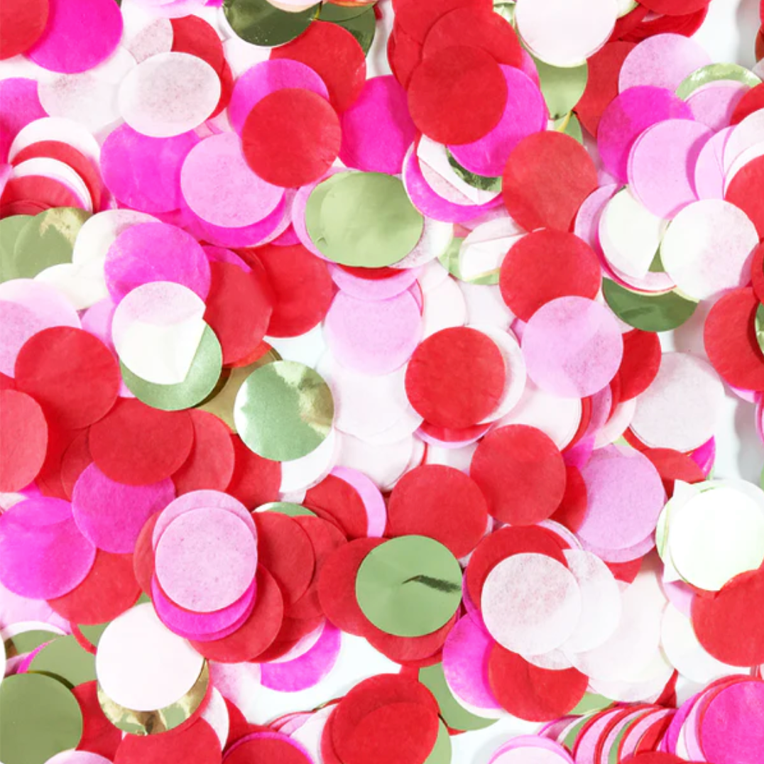 XOXO Valentine's Day Confetti - Red, Pink, Gold