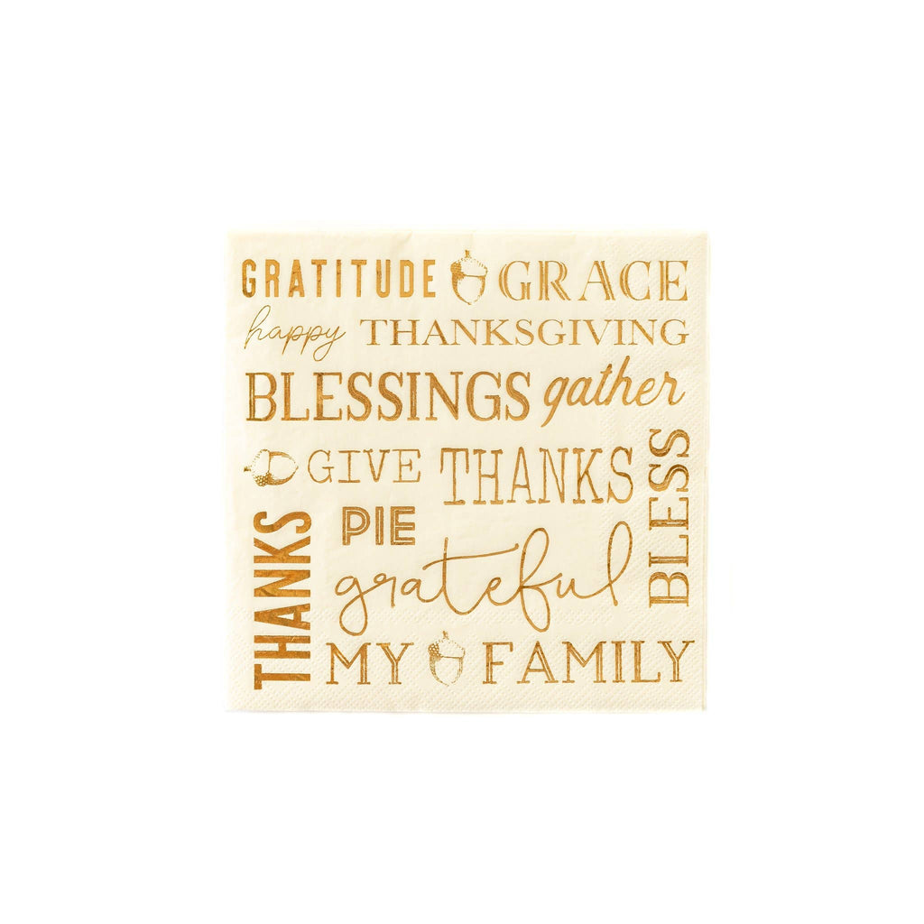 Harvest / Thanksgiving Luncheon Napkins -  18 count