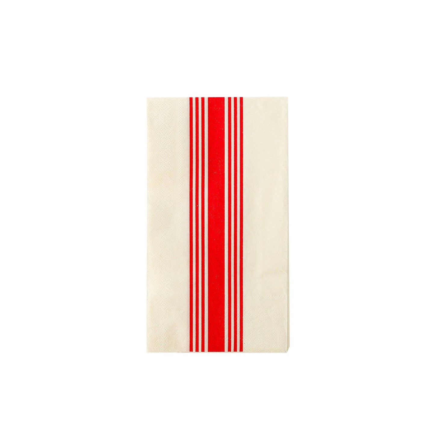 Hamptons Red Stripe Paper Guest Towels - 18pk