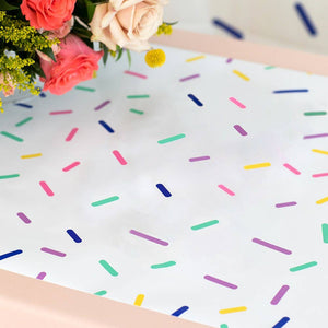 Sprinkles Decorative Paper Table Runner