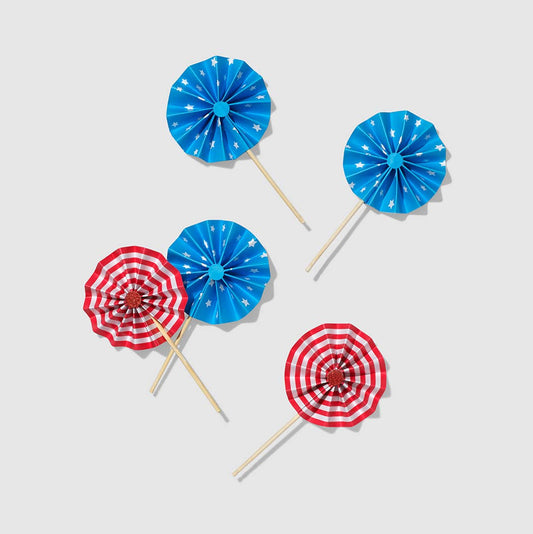 U.S. of Yay! Pinwheel Toppers (10 per Pack)