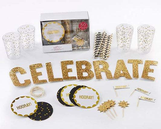 Celebrate! 50-Piece Party in a Box