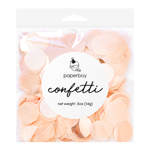 Confetti - Peach & Rose Gold