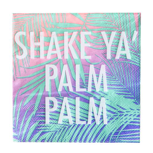 Shake Ya Palm Palm Cocktail Napkins - 20 Pk.