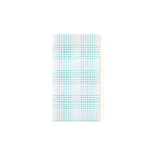 Blue Plaid Guest Towel Paper Napkins