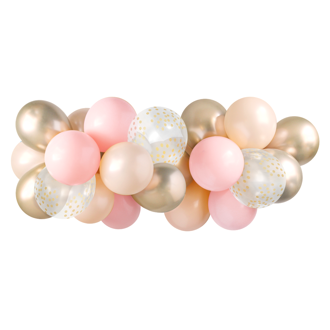 Balloon Garland - Pink and Gold