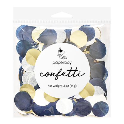 Confetti - Navy & Gold