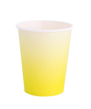 Chartreuse Ombre 8oz Party Cups