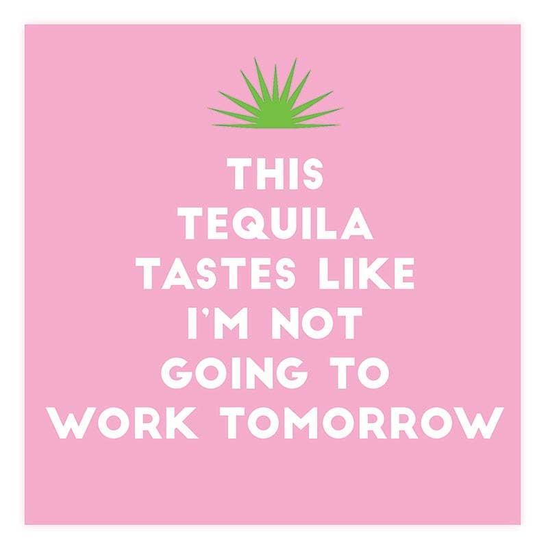 Tequila Funny Beverage Cocktail Party Napkins