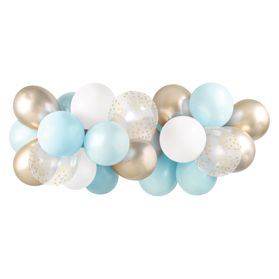 Balloon Garland - Light Blue