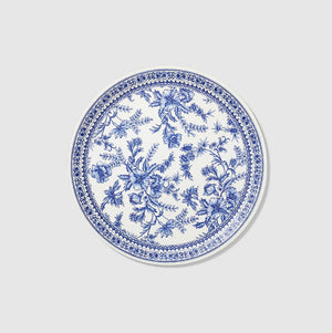 French Toile Large Paper Party Plates (10 per Pack)