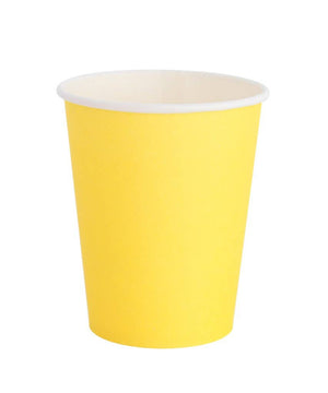 Happy Yellow 8oz Party Cups