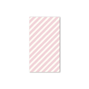 Gingerbread Pink Stripe Paper Dinner Napkin