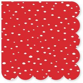 Christmas Believe Dot Cocktail Napkins - 24pk