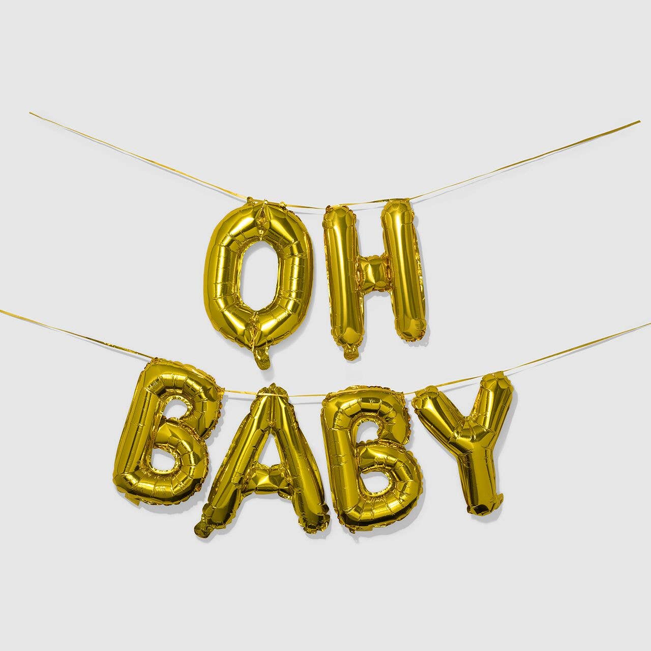 Oh Baby Balloon Banner