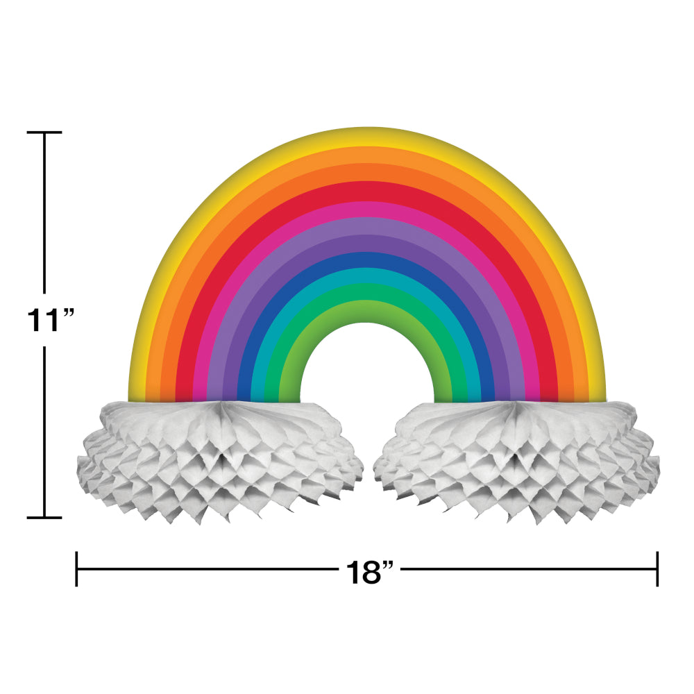 Rainbow Honeycomb Centerpiece